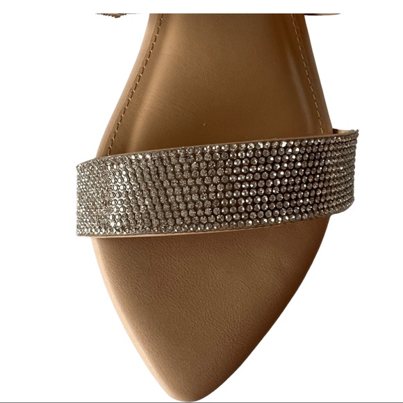 SZ 8.5 BRAND NEW SANDLES WITH CRYSTAL - Picture 5 of 13